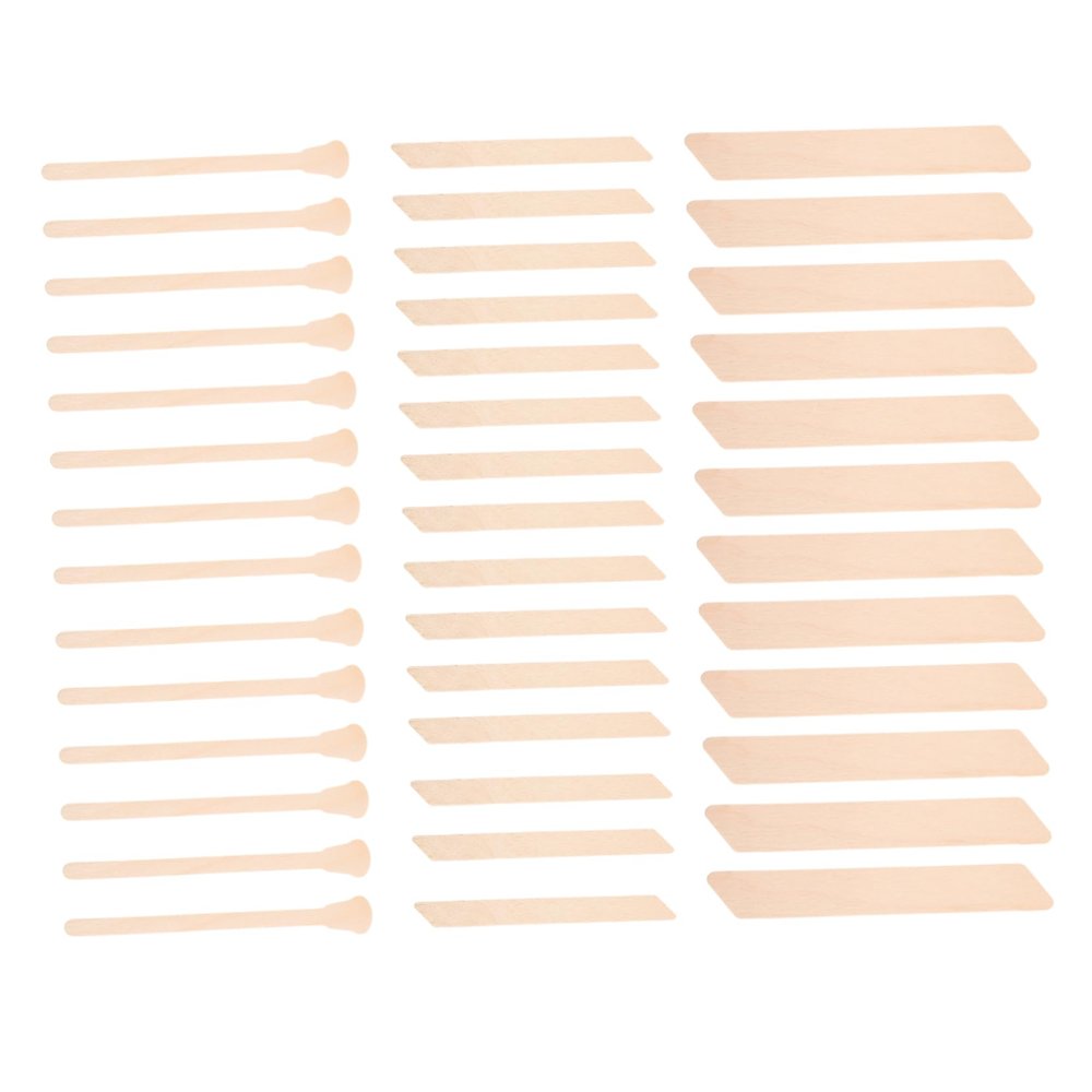 Beavorty 150pcs Body Wax Applicators Irregular Hair Removal Wands for Women Smooth and Safe Wax Sticks for Lightweight Design for Daily Use