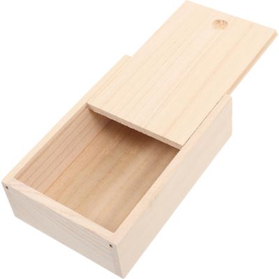 BUGUUYO Paulownia Soap Dish Draining Soap Stand for Kitchen Sink Lid Multi-use Storage Box for Jewelry Keys