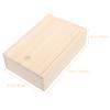 BUGUUYO Paulownia Soap Dish Draining Soap Stand for Kitchen Sink Lid Multi-use Storage Box for Jewelry Keys view 3