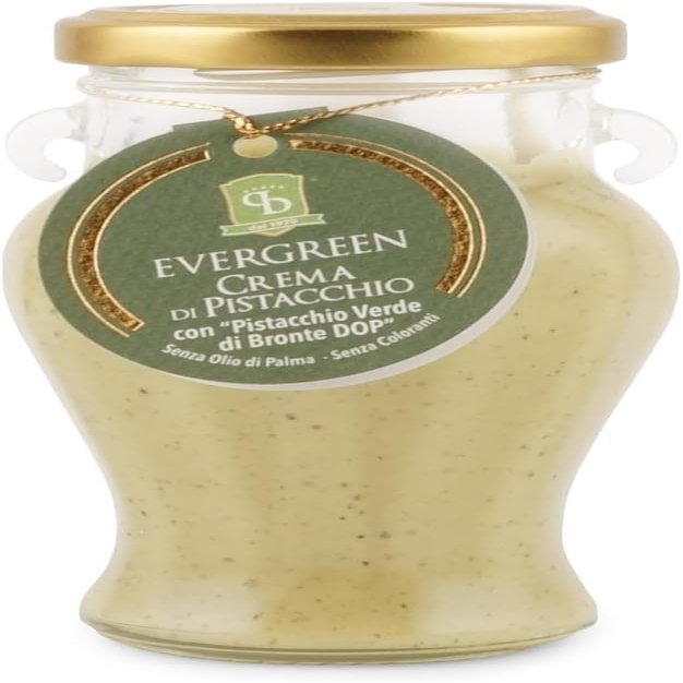 Evergreen Pistachio Cream with "Pistachio Verde di Bronte D.O.P." 190gr