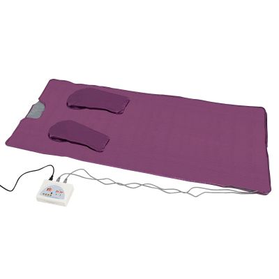 Sauna Blanket, 650W Portable Sauna Blanket with Sleeves, Home Sauna Blanket for Relaxation Detoxification, with Remote Control, Temperature Range 35-80C, 1.8 m*0.8 m (Purple)