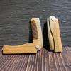 Mens Beard Comb, Small Folded Moustache Comb, Wooden Folding Pocket Beard Combs for Men, Portable Beard Combs, Anti-Static Beard Styling Combs for Men, Brushing Folding Beard Care Tools view 2