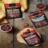 Jack Links Beef Jerky Sweet & Hot - 12-Pack (12 x 60 g) - Dried Meat Protein Snacks - High-Protein Snack for Gym, Fitness, Outdoor - American Food for People - Jerky Chips Made from Beef view 4