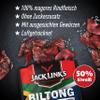 Jack Links Biltong Jerky Original - 12-Pack (12 x 60 g) - Gluten-Free Meat Snack - High-Protein Dried Meat for Gym, Fitness, Outdoor - Low-Calorie Protein Snacks - Beef Chips view 4