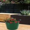 12 X DARK GREEN - 26 Litre Small Flexi Tub Multi-Purpose Water Storage Container/Toys Bucket/Animal Feed Tub Robust Polyethylene Flex Tub For Home Garden - MADE IN U.K view 2