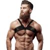 FETISH SUBMISSIVE ATTITUDE - MEN'S BRIGADE ECO-LEATHER CHEST HARNESS view 1