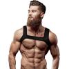 FETISH SUBMISSIVE ATTITUDE - NEOPRENE CHEST HARNESS FOR MEN SIZE M view 1