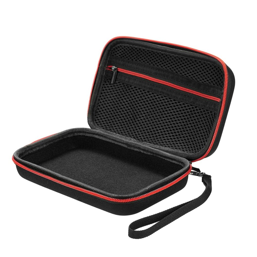 IWOWHERO Protective Storage Bag with Zipper and Lanyard, Compact Shockproof Case for Travel Use