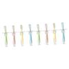 Gatuida 8pcs Silicone Teether Toothbrush Bristles for Boy Girl Boy Girl Soft Standing Suction Training Brush view 1