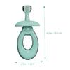 PartyKindom Silicone Boys and Girls Toothbrush Years Boy Girl Brush for Gums Mushroom Design Comfortable to Hold Bpa Teething Aid Blue view 2