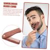 FRCOLOR Beard Comb Portable Mustache Comb Wooden Hair Folding Pocket Beard Accessory for Travel-friendly view 4