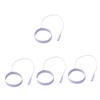 minkissy 4pcs Convenient Eyelash Extension Tweezers Silicone Protector Wrist Strap for Makeup view 1