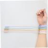 minkissy 4pcs Convenient Eyelash Extension Tweezers Silicone Protector Wrist Strap for Makeup view 4