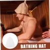 minkissy 2pcs Felt Sauna Hat for Women Men Unisex Sauna Hat for Bathing Shower Felt for Home Spa Session view 4