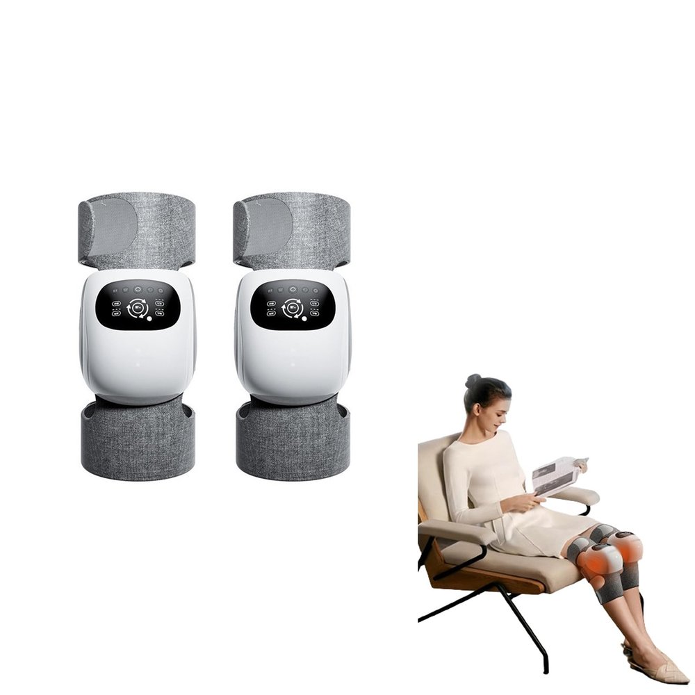 3D Surrounding Wrap Massage Release Knee Pressure Heating Knee Protection for Old Cold Leg Joint Pain Vibration Massage,B