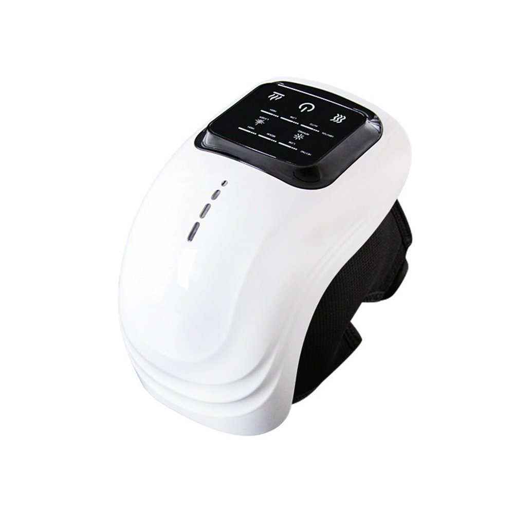 2 in 1 Smart Hot Compress Knee Massager, Infrared Elbow Shoulder Massager EMS Acupuncture to Relieve Joint Pain and Stiffness