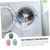 GLEAVI Washing Machine Laundry Balls 3pcs Set Anti-tangle Tpe and Sponge Fabric Softener Balls for Home Clothes Washing and Dryer Use Random Color view 4