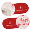 GLEAVI 1roll Valentine's Day Themed Toilet Paper Creative Ply Printed Tissue Festive Bathroom for Celebrating Love Friends and Family view 3