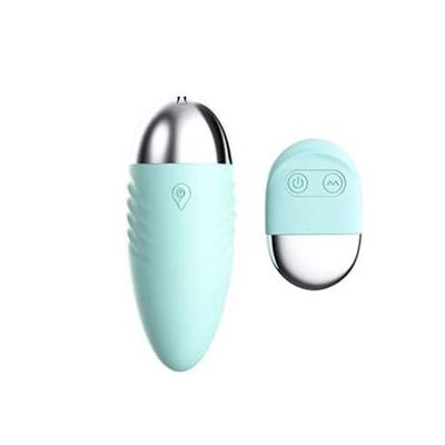 10 Modes Personal Quiet Bullet Massage Rod Powerful Mini Stick Strong Shock Electric Bullet Portable Soft Ball for Women Pleasure, Handheld Pocket Bullet for Relax, Foot Back Massage Tool (Blue)