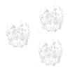 FOMIYES 3pcs Creative Leaf Bead Cake Ornament for Birthday Party Home Cake Decor Party Supply Crown Design view 1