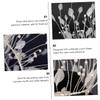 FOMIYES 3pcs Creative Leaf Bead Cake Ornament for Birthday Party Home Cake Decor Party Supply Crown Design view 3