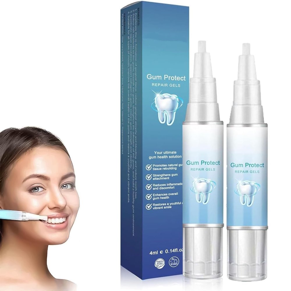 Neslemy Gum Therapy Gel 2-Pack - Teeth Whitening & Gum Health Essence Pen