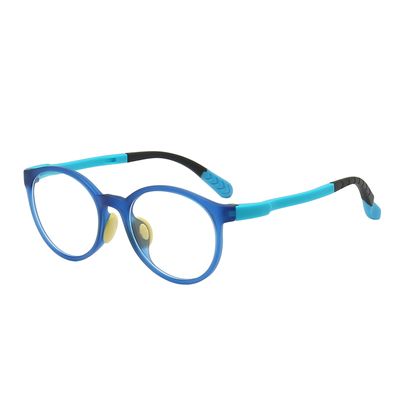 ACMPOOFDD Blue Light Blocking Glasses for Kids 4-13 Years Old Girls Boys, Blue, 130mm,