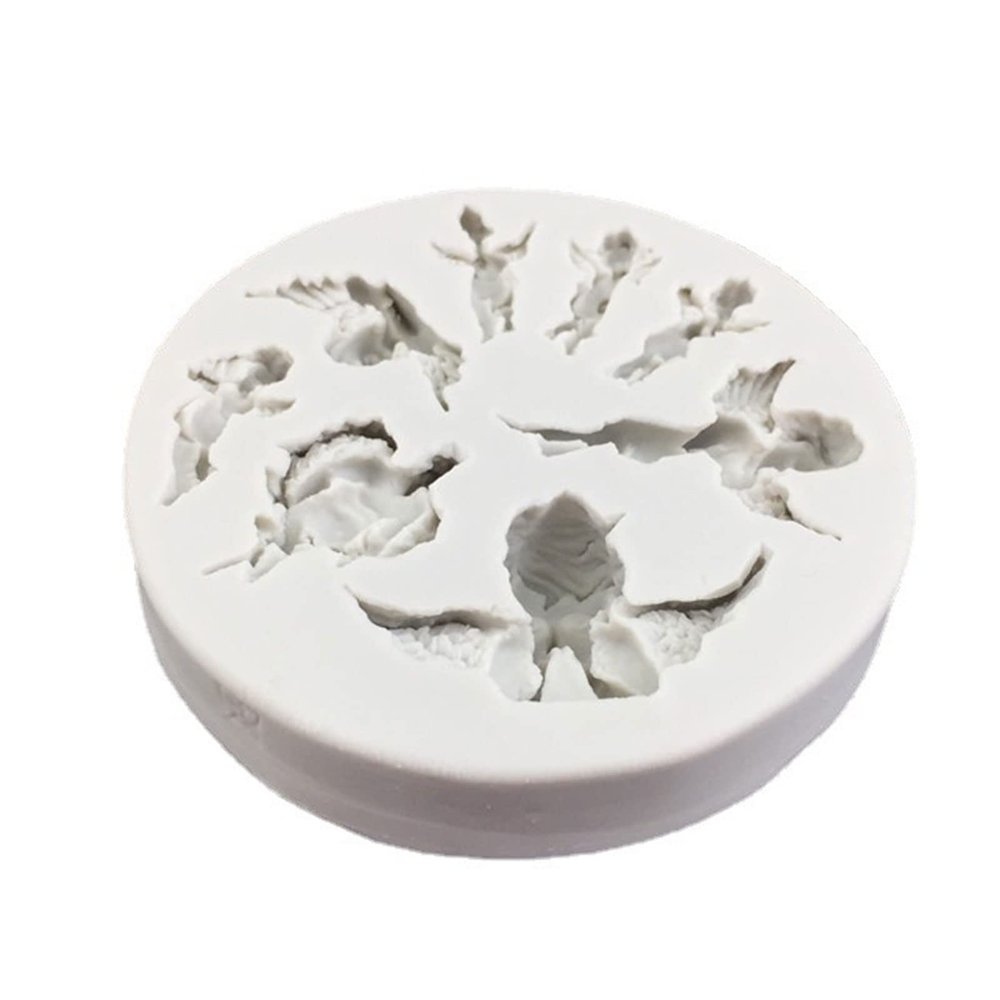 Angel Shaped Silicone Cake Moulds Chocolate Candy Molds Making Moulds for Wedding Birthday Easter Christian Silicone Soap Molds