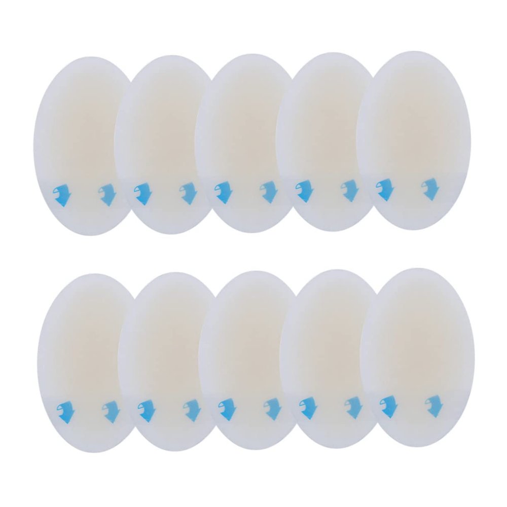 Gel Back Heel Cushion Pads Size 5 10pcs for Foot Heel
