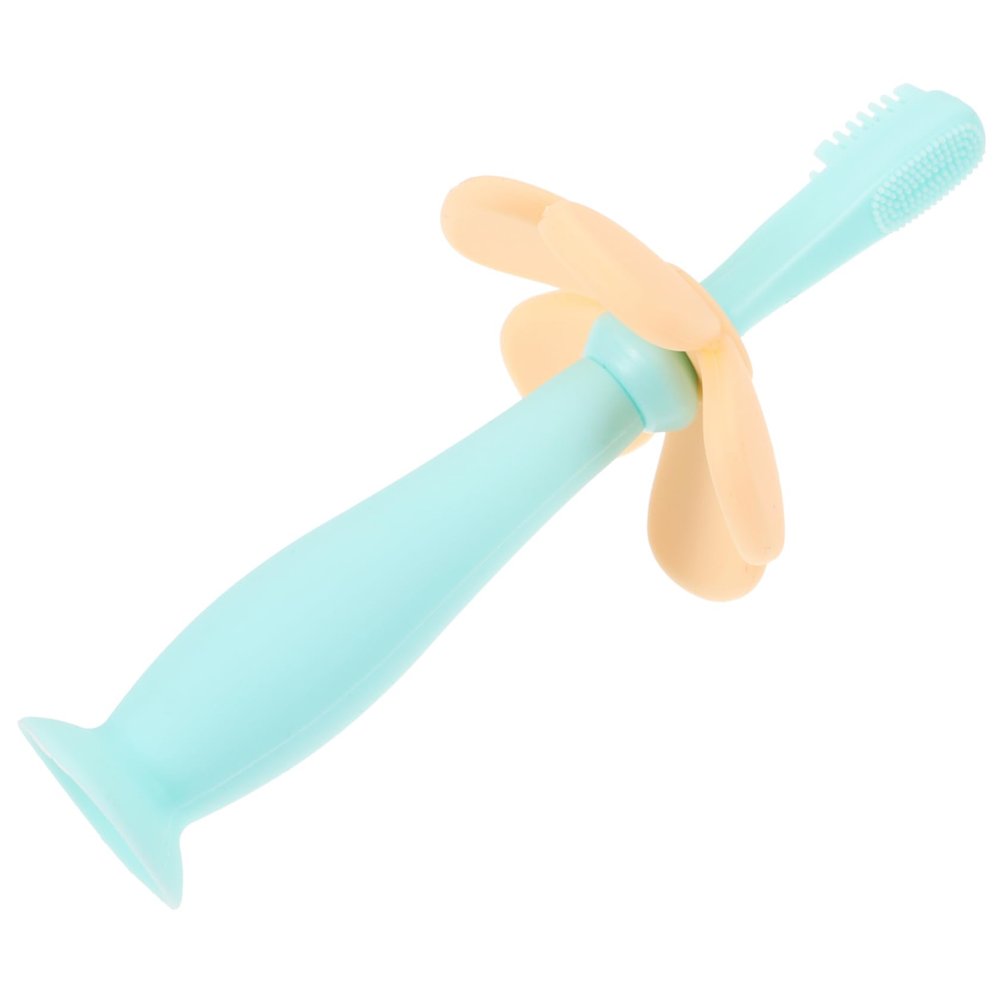 Mobestech 2pcs Silicone Toothbrush Protective Baffle Designed for Boy Girl Boys and Girls for Early Oral Care Training and Gentle Cleaning