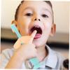 Mobestech 2pcs Silicone Toothbrush Protective Baffle Designed for Boy Girl Boys and Girls for Early Oral Care Training and Gentle Cleaning view 3