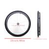 24 Inch Manual Wheelchair Rear Wheels Assembly, Pneumatic/Solid PU Non-Slip Wheelchair Replacement Wheel with 1/2" (12mm) Bearings and Handrim (1 Pair) (Size : 24inch A) view 2