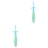 Mobestech 2pcs Non-Slip Toothbrush for Boys and Girls Manual Tooth Brush Boy Girl Teeth Cleaner for Toothbrush Years SkyBlue view 1