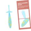 Mobestech 2pcs Non-Slip Toothbrush for Boys and Girls Manual Tooth Brush Boy Girl Teeth Cleaner for Toothbrush Years SkyBlue view 3