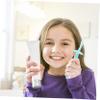 Mobestech 3pcs Non-Slip Toothbrush for Boys and Girls Boy Girl Teeth Cleaner Manual Tooth Brush in SkyBlue view 3