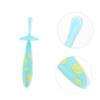 Mobestech 3pcs Non-Slip Toothbrush for Boys and Girls Boy Girl Teeth Cleaner Manual Tooth Brush in SkyBlue view 4