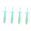 Mobestech 4pcs Non-Slip Toothbrush for Boys and Girls Manual Boys and Girls Tooth Brush SkyBlue for Daily Use view 1