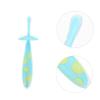 Mobestech 4pcs Non-Slip Toothbrush for Boys and Girls Manual Boys and Girls Tooth Brush SkyBlue for Daily Use view 2