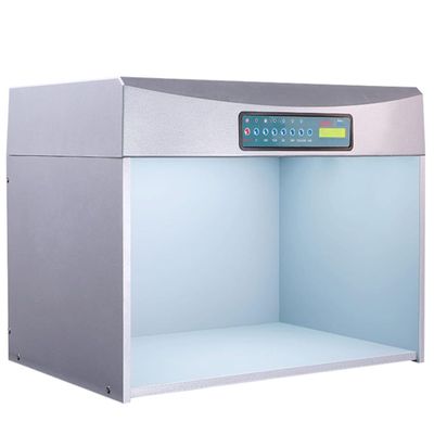 Color Assessment Cabinet, 6 Light Sources Lab Color Matching Box, Professional LED Light Box Color Matching Cabinet for Textile Printing and Dyeing Materials.