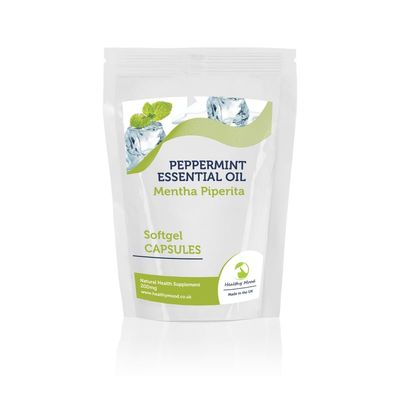Peppermint 200mg Essential Oil Softgel Capsules Spearmint Mentha Piperita Health Supplements