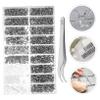 IWOWHERO Glasses Repair Kit Screws and Replaceable Nose Pads for Eyeglasses and Sunglasses Travel Tool Kit for Eyeglass Maintenance and Repair view 2