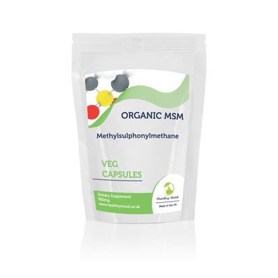MSM Capsules 900mg Veg HPMC Capsules Methylsulfonylmethane Health Supplements Healthy Mood UK