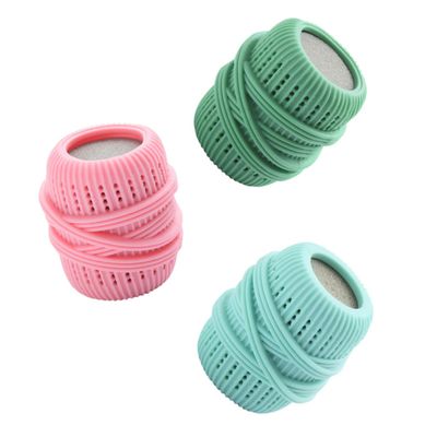 HAPINARY Washing Machine Soap Ball 3Pcs Set Anti-Tangle Sponge TPE Laundry Washing Ball for Home Laundry