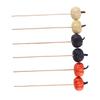 EXCEART Realistic Artificial Pumpkins 6pcs Set Tealight Holders Perfect for Halloween Decorations view 1