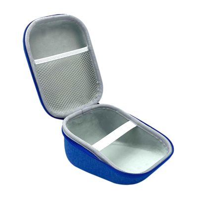 Hard Carrying Case, Durable, Lightweight, Protective, Portable, Dustproof, Hard Shell for Pressure Monitor, Blue