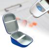  Hard Carrying Case, Durable, Lightweight, Protective, Portable, Dustproof, Hard Shell for Pressure Monitor, Blue view 2