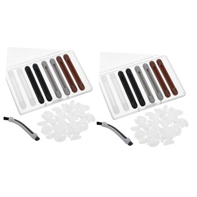 Hemobllo 48pairs Silicone Nose Pads Cushion for Glasses Eyeglasses Soft Nose Cushion Pads for Sunglasses Prevent Slipping Comfortable Fit for Daily Use