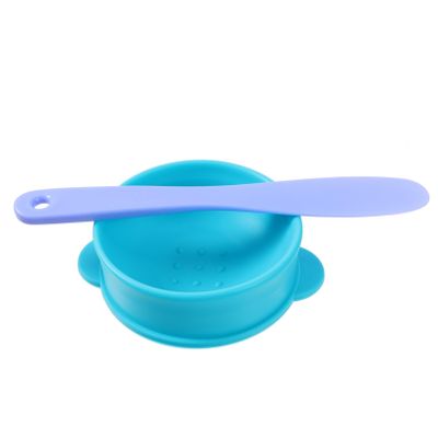 Didiseaon Silicone Facial Mask Mixing Bowls 2pcs Set DIY Mud Mask Stirring Bowls with Spatula for Beauty Salon and Sensitive Skin Care at Home Random Color