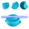 Didiseaon Silicone Facial Mask Mixing Bowls 2pcs Set DIY Mud Mask Stirring Bowls with Spatula for Beauty Salon and Sensitive Skin Care at Home Random Color view 2