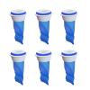 6 Pack Shower Floor Drain Cores Backflow Preventer One Ways Valves Adjustable Silicone Sink Floor Drain Trap for Pipes Backflow Preventer view 1